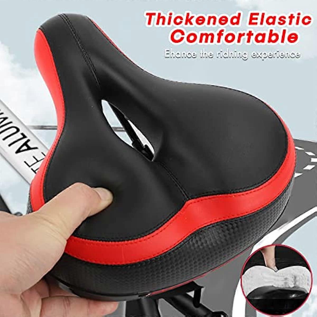 Soft Mountain Bike Seat Wide Soft Bike Seat Comfort Wide Bike Seat