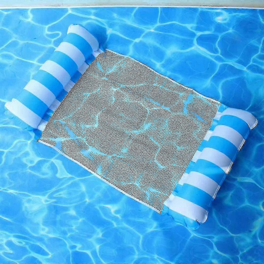 Inflatable Pool Float, Multi-purpose Pool Hammockblue