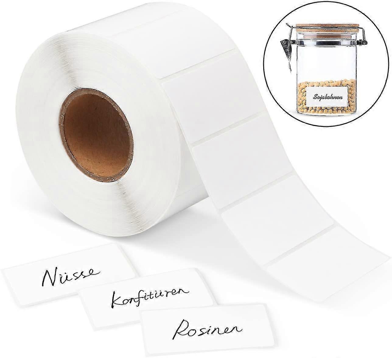 A Pack Of Self-adhesive Family Labels 1000 Sheets Of 6 X 3 Cm Roll Date Labels