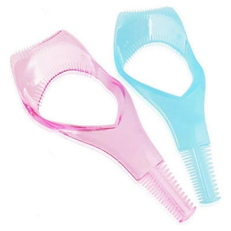 3in1 Mascara Guide Applicator Comb Eyelash Makeup Tool