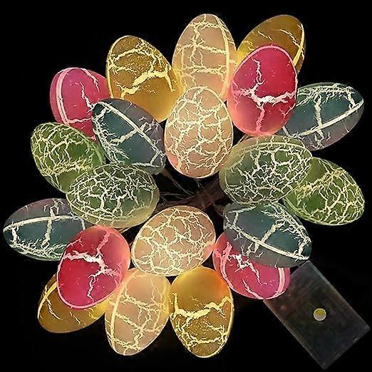 20 Pieces,Easter Egg Decorations Lights,Easter Egg LED Light,East
