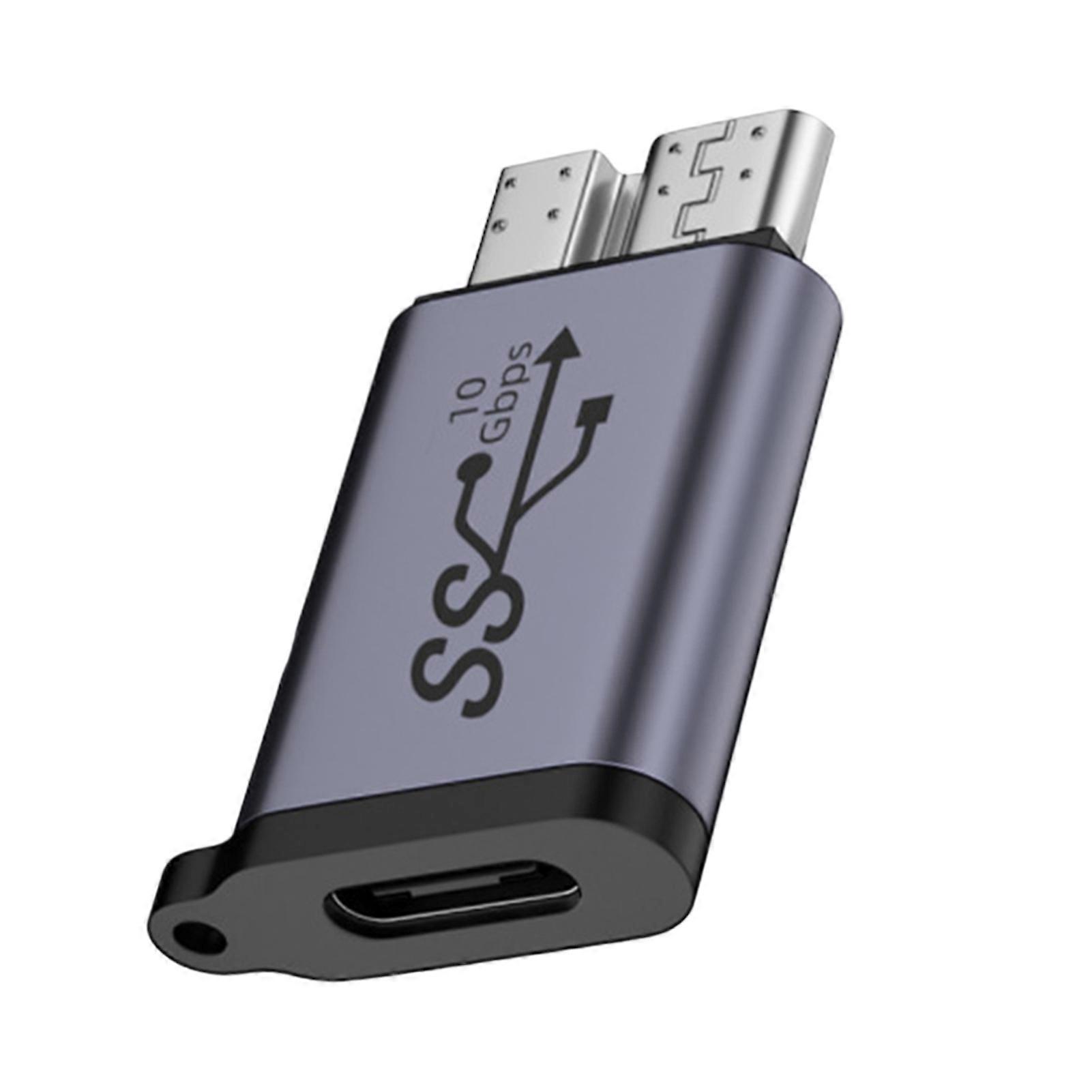 Adapters Micro USB to Type-C Adapter High-Speed Data Transfer External Hard Drives Adapters Compatibility with Mobiles KAESI