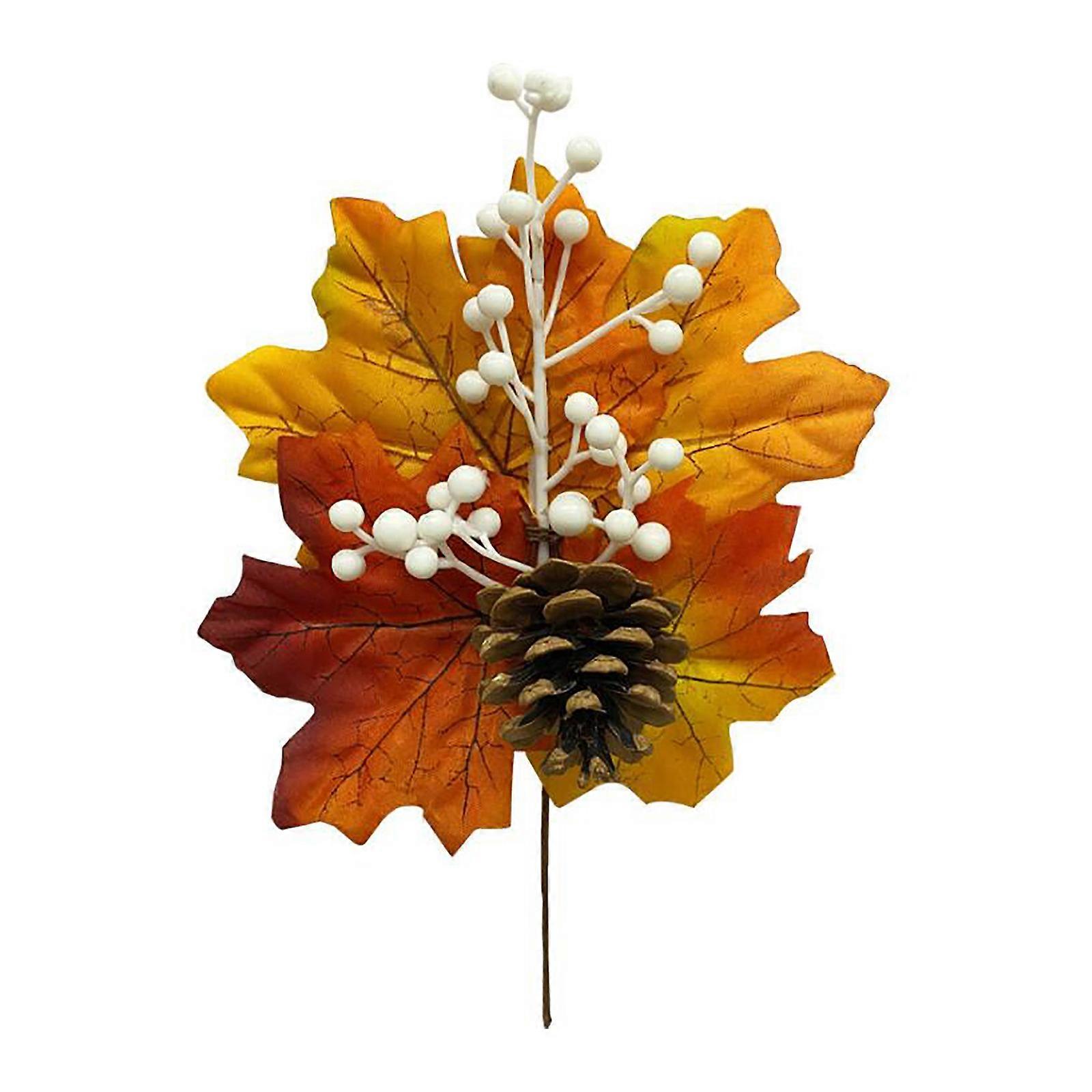 Artificial Maple Pumpkin Bouquet For Thanksgiving
