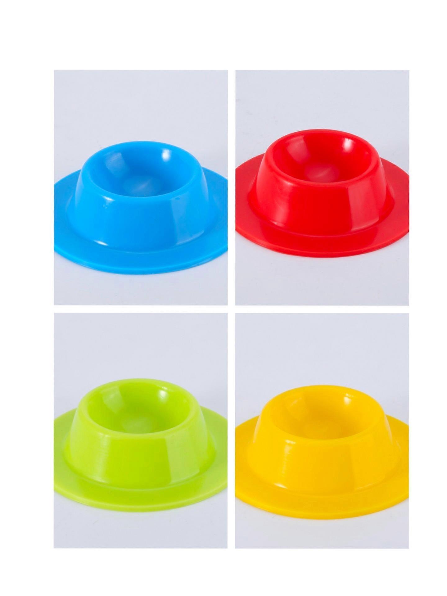 Egg Holder Set, 4 Pieces Silicone Egg Cup Set Egg Cup Holder for Kitchen Boiled Egg Breakfast