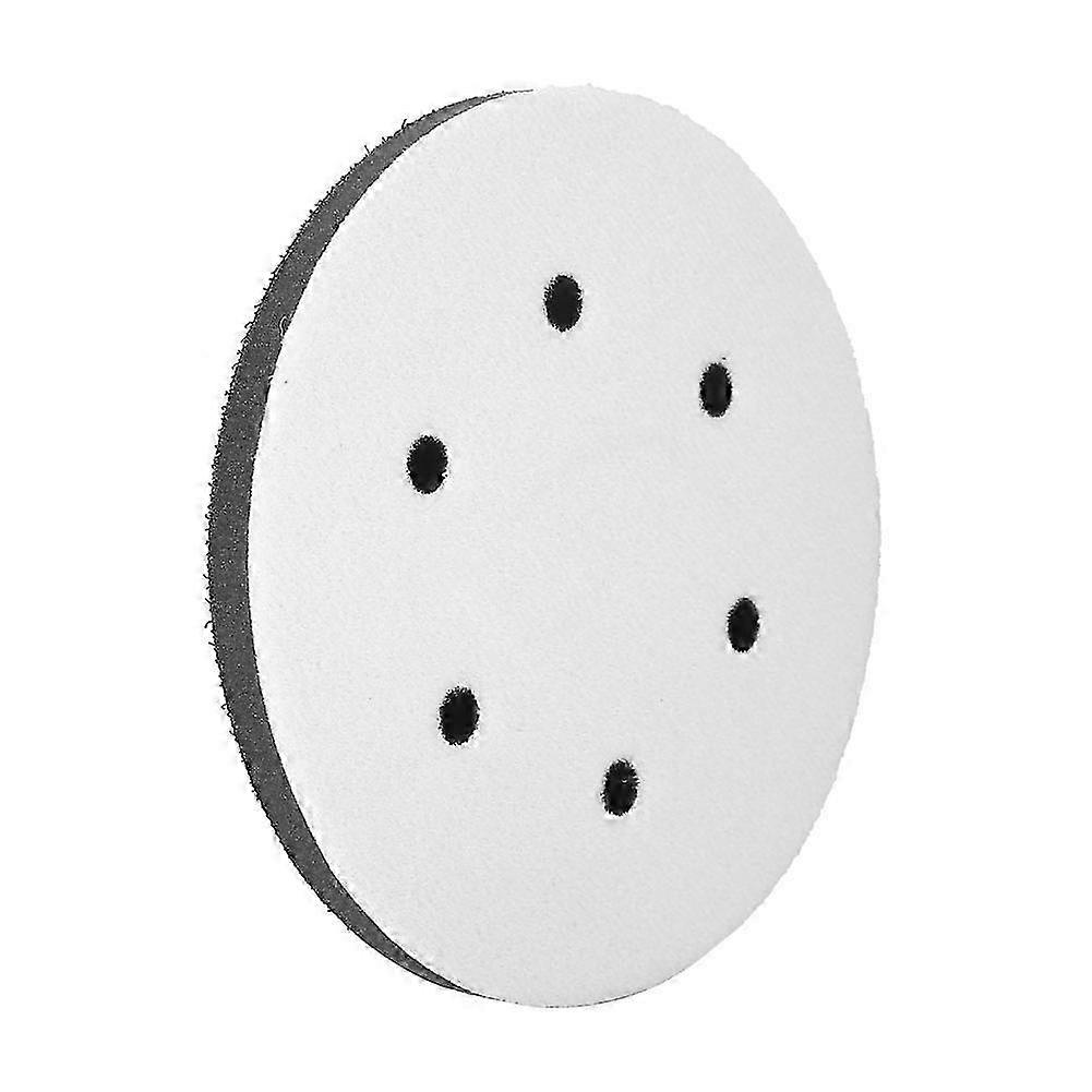 150mm Diameter Soft Buffer Sponge Interface Cushion Pad for Sanding Pads (6 holes)