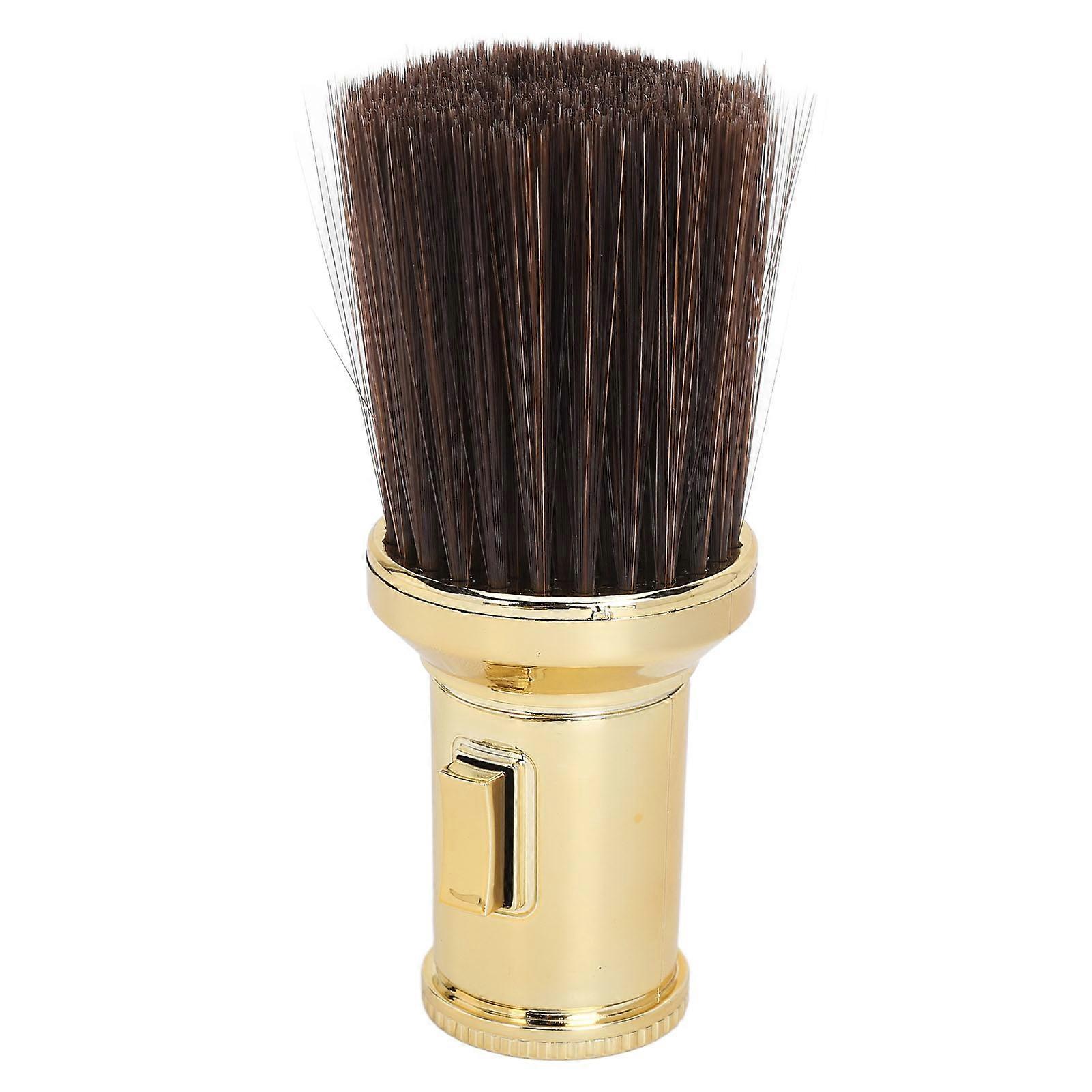 Barber Neck Duster Brush Removable Ergonomic Handle Face Cleaning Hair Cutting Duster Brush for Broken Hairbrush