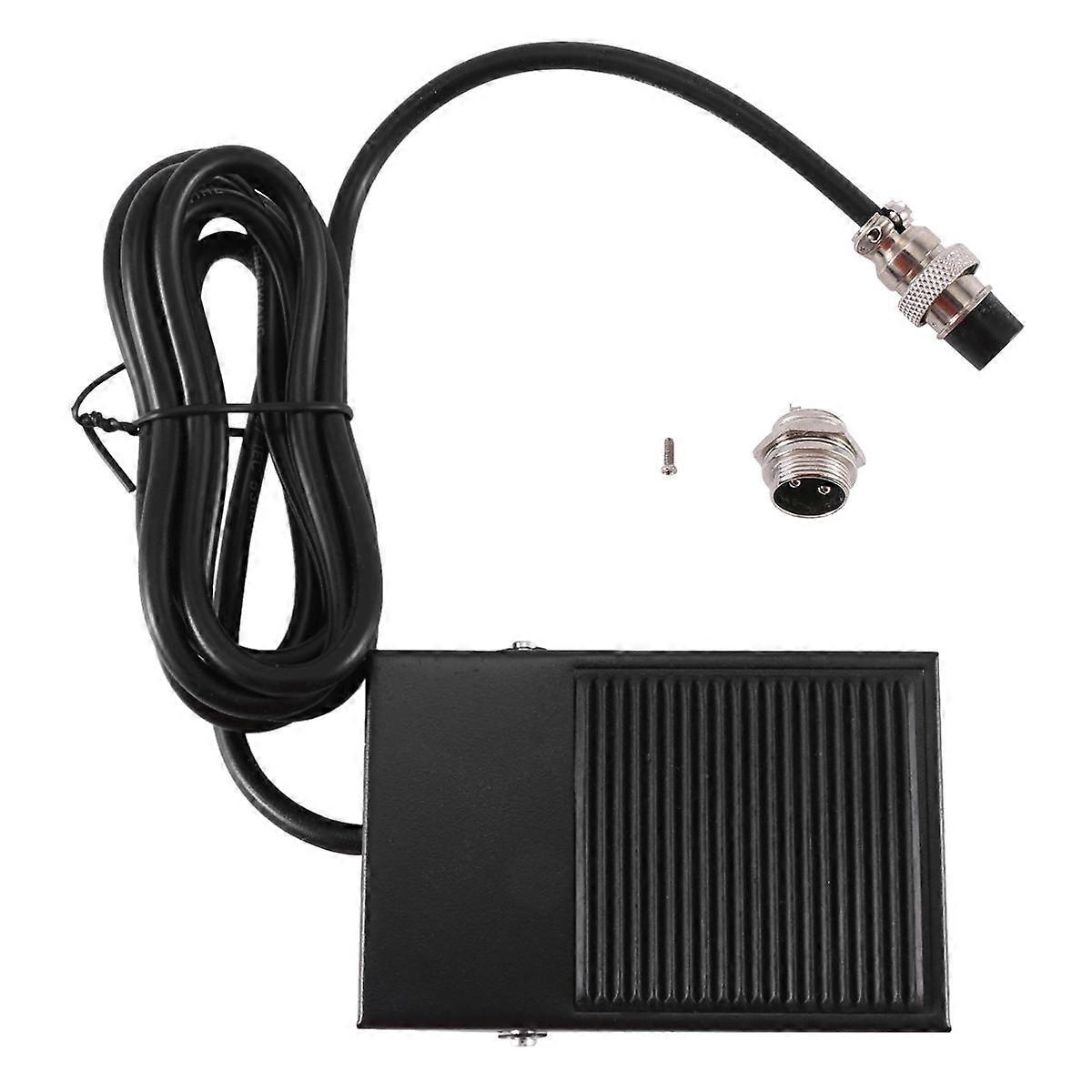 2 Pins Foot Pedal Power Controller Switch Hands-Free for TIG ATGW Plasma Cutting Cutter Welder Spot