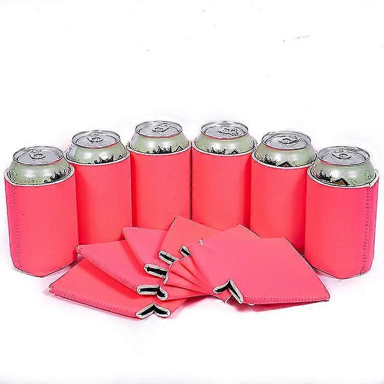 MIMIGO 6 Pack Blank Canette de Canette de Bière Manchons Néoprène Refroidisseur de Boisson Porte-Bouteille Sleeve