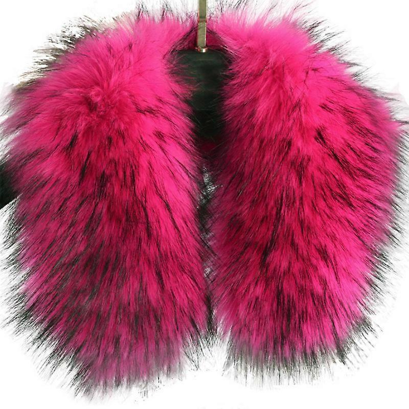 Fausse fourrure col écharpe pour femmes cache-cou écharpe wrap