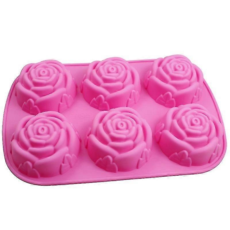 Zk-1pc Silicone Mold - Rose (random Color)