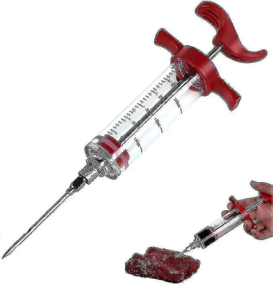 Food Syringe, Marinade Syringe, Sauce Syringe 30ml Barbecue Spice Syringe, Marinade Injector, Spice Syringe, For Poultry, Turkey, Cooking And Grill