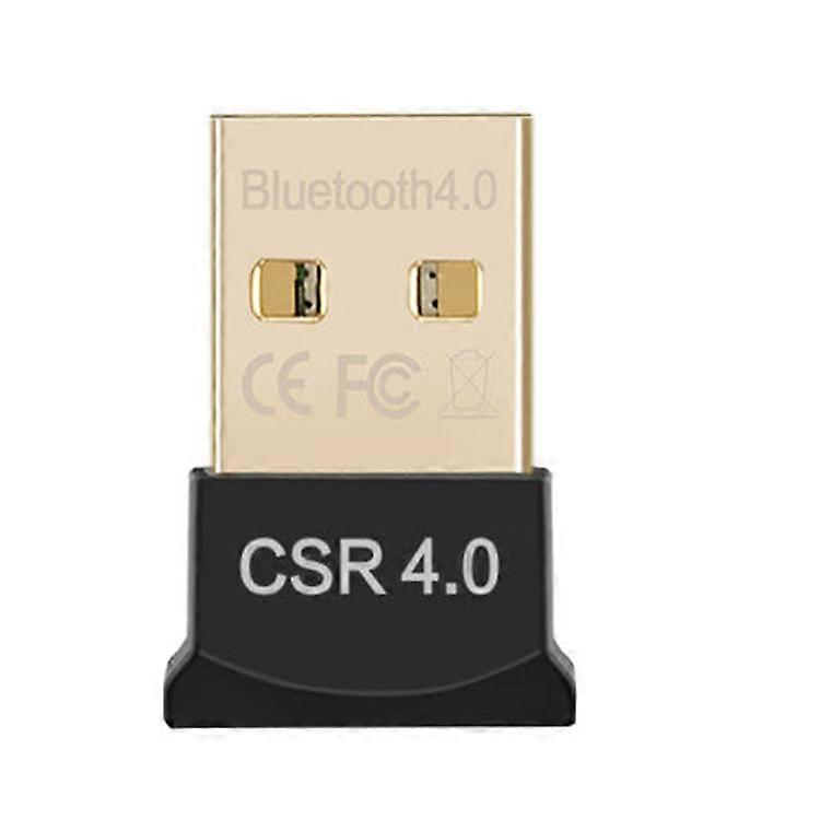 USB Bluetooth 4.0 Adapter for PC Laptop Desktop Computer, Long Range Bluetooth Dongle/Receiver  (UB4A)(2pcs, gold + black)
