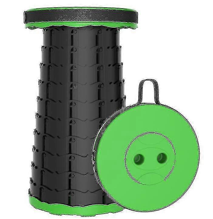 Outdoor Folding Telescopic Stoolportable Adjable Stool For Ing--grass
