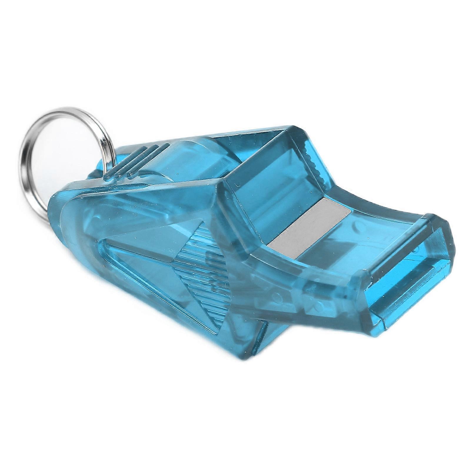 Sturdy Durable Referee Whistle for Competitions and Sports - Portable Sound - Resounding Crisp - Sky Blue
