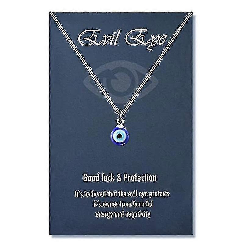 blått øye halskjede ondt øye anheng halskjede tyrkisk ondt øye for beskyttelse