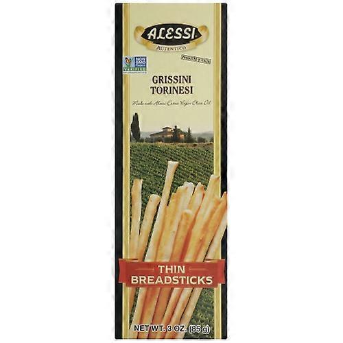 Alessi Thin Breadsticks ,3 Oz(Case Of 12)