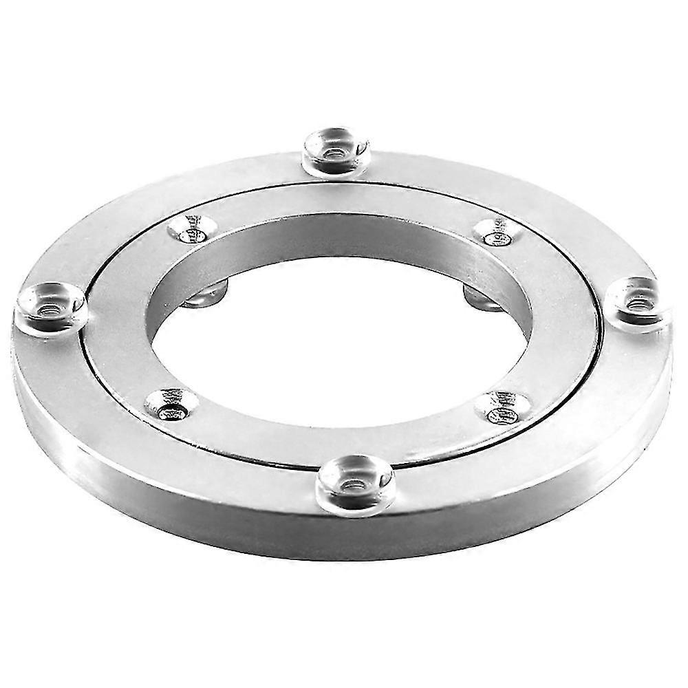 Sturdy aluminum alloy turntable, rotating ball bearing, round dining table, smooth rotating plate for tabletop, serving fairs.