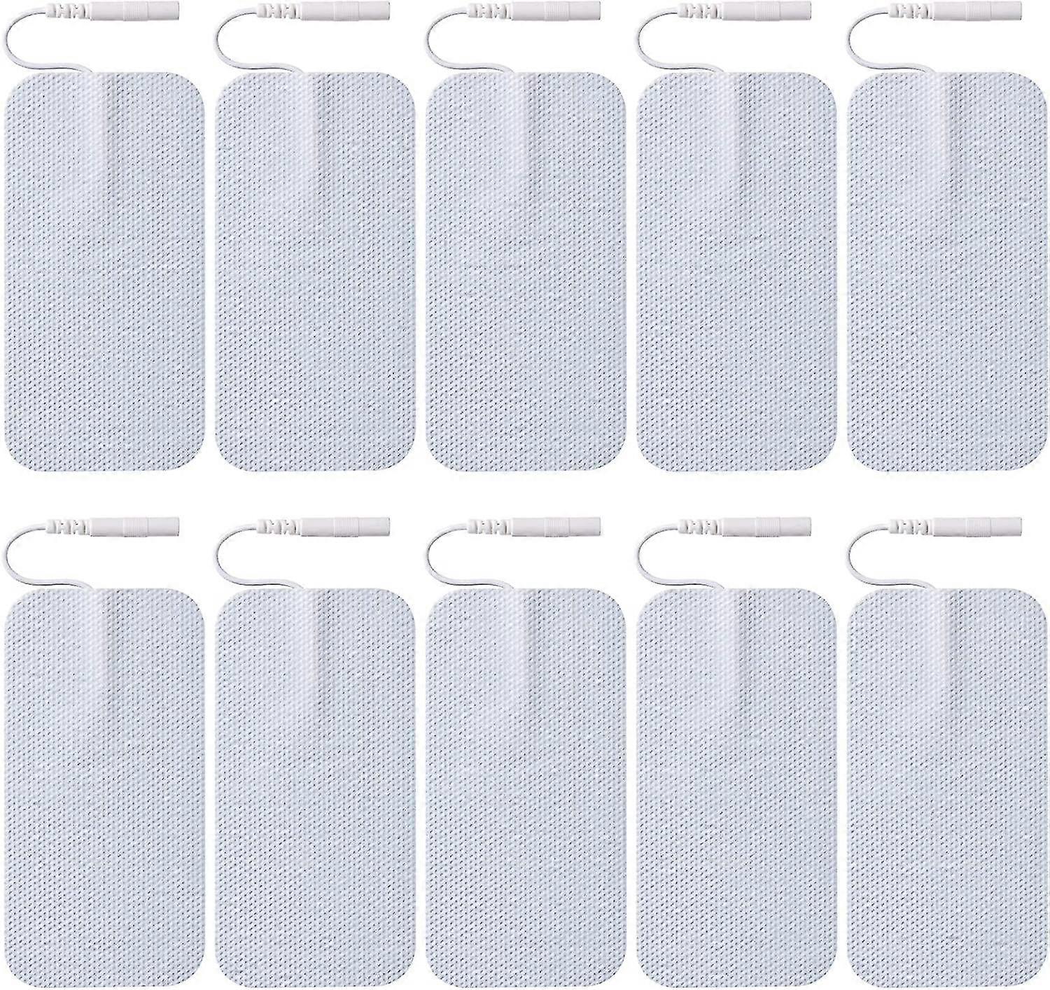 10 Pieces Large Electrode Pads for TENS Unit Replacement Pads for TENS Machine