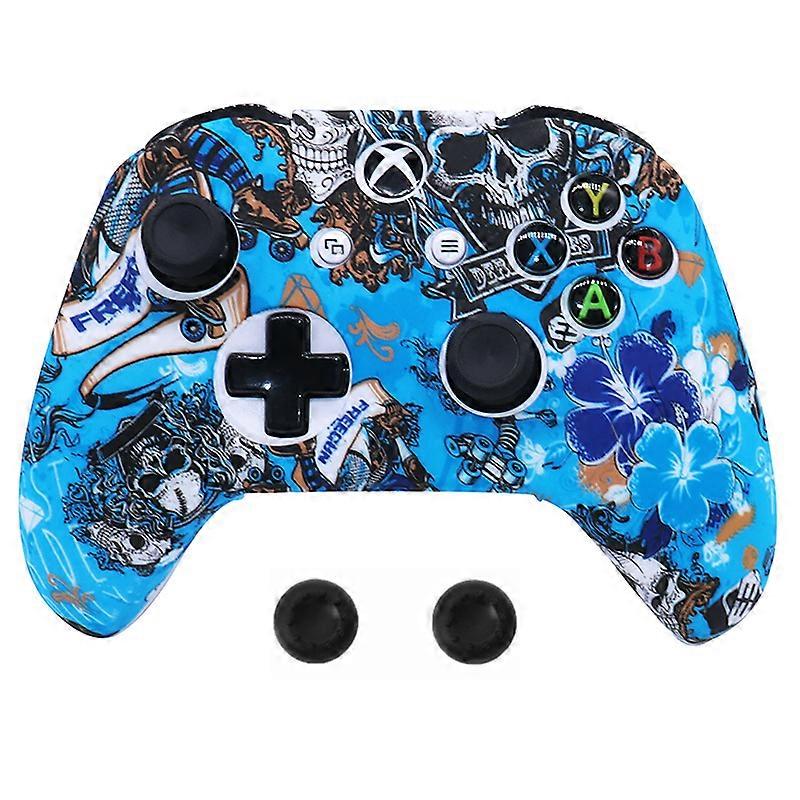 New Silicone Gamepad Protective Case Skin For XBox One Slim Controller Protector Camouflage Controle Cover Joystick For XBOXONES|Cases|