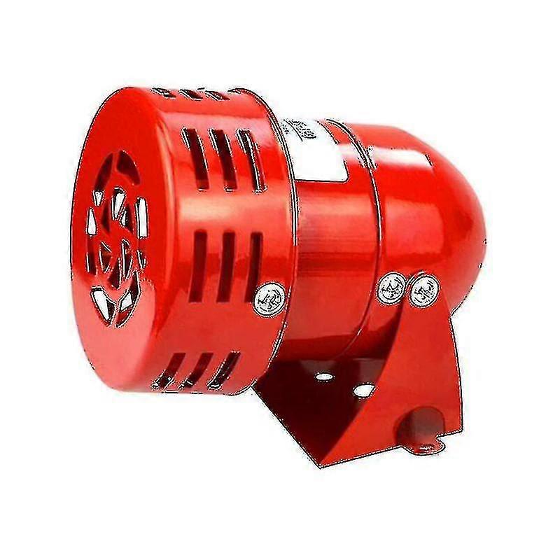 אזעקה סירנה 220v חזק בחוץ, 120db אזעקה סירנה, מנוע אדום הוביל סירנה מתכת צופר תעשיית אזעקה xxf