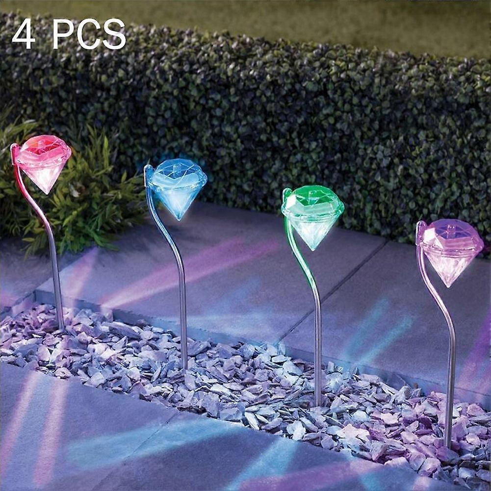 Outdoor Garden Landscape Path Decorative Diamond Lights