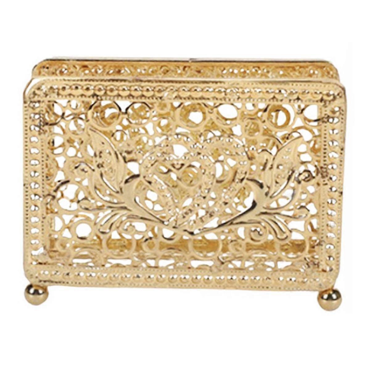 Napkin Holder Wear-Resistant Organization Retro Western Restaurant Paper Rack Table Tissue Storage