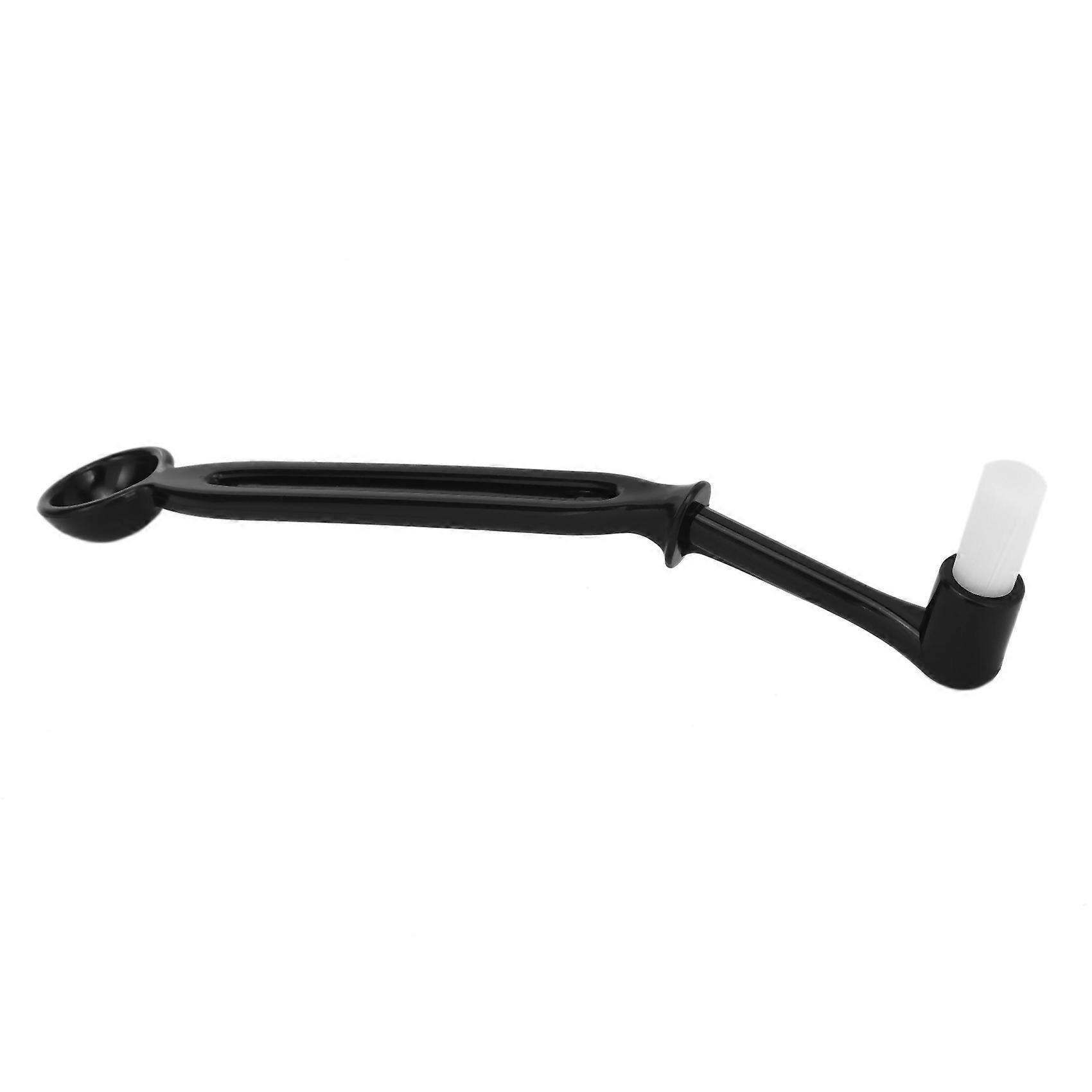 2 in 1 Coffee Machine Grouphead Cleaning Brush Spoon Angled Detergent Scoop