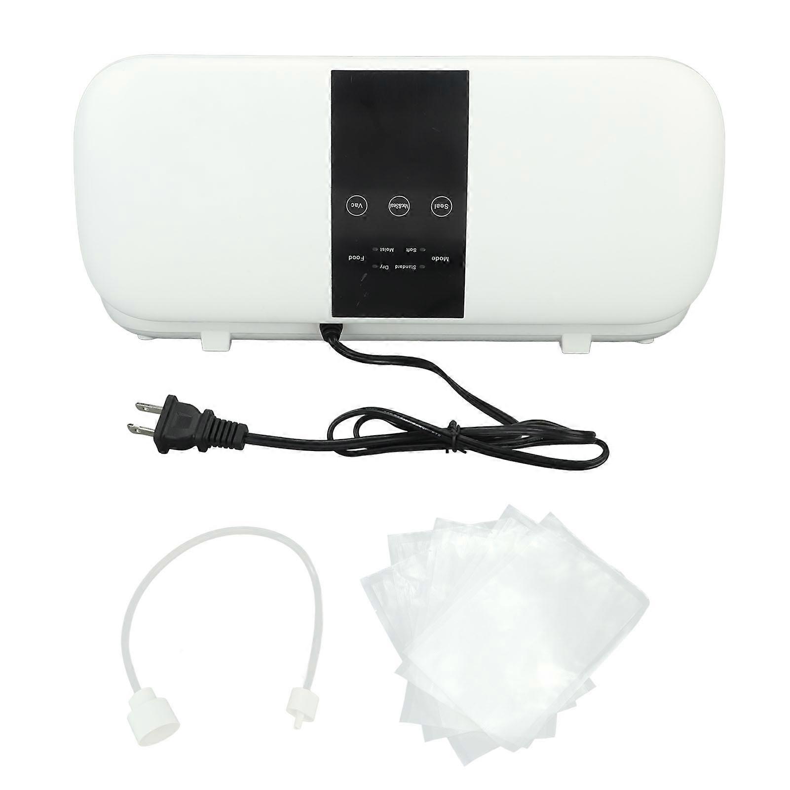 Petite machine à sceller sous vide 120W haute puissance d’aspiration scelleuse automatique pour aliments secs humides