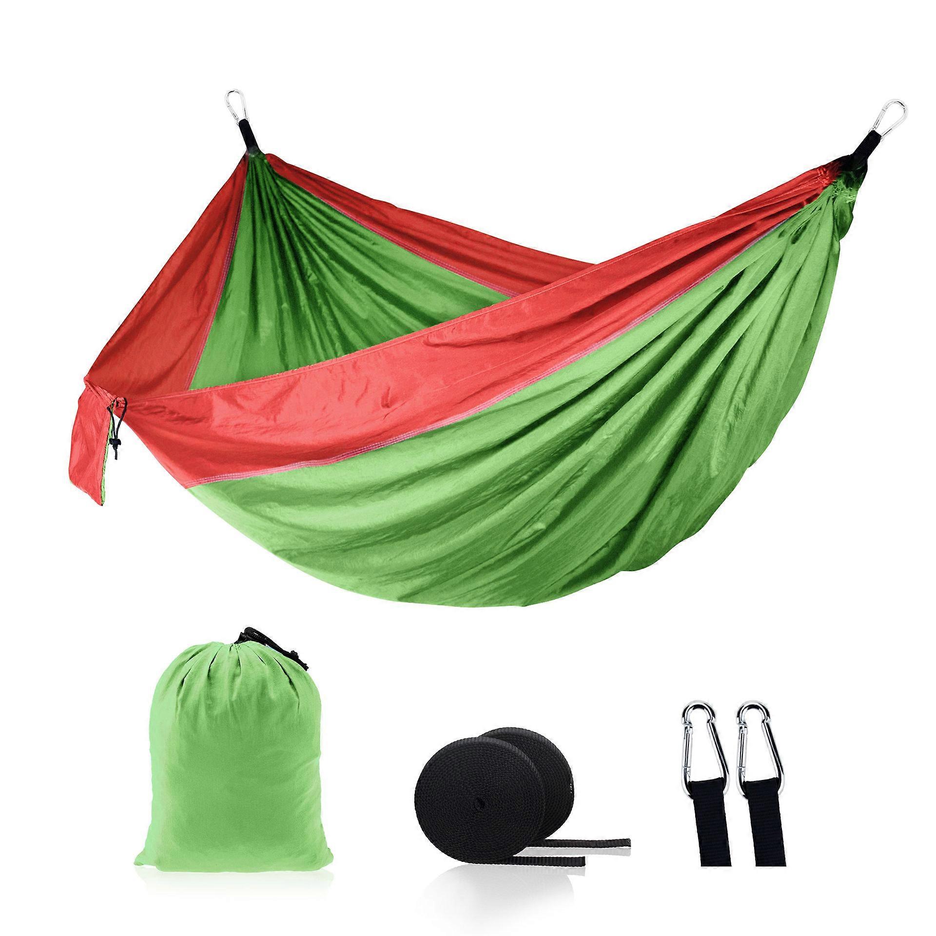 Camping Hammock Double & Single Portable Hammocks With 2 Tree Straps,portable