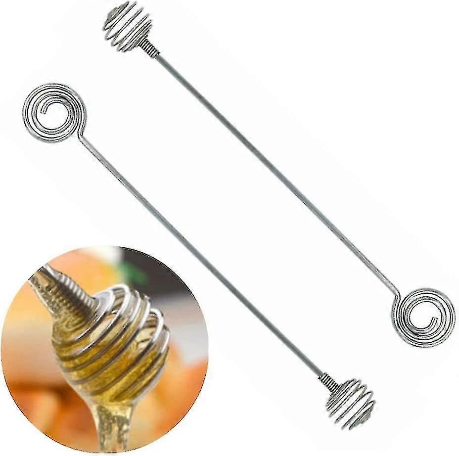 2 Stuks 304 RVS Honing Stick Dippers Lepel Roerstaaf Swizzle Stick