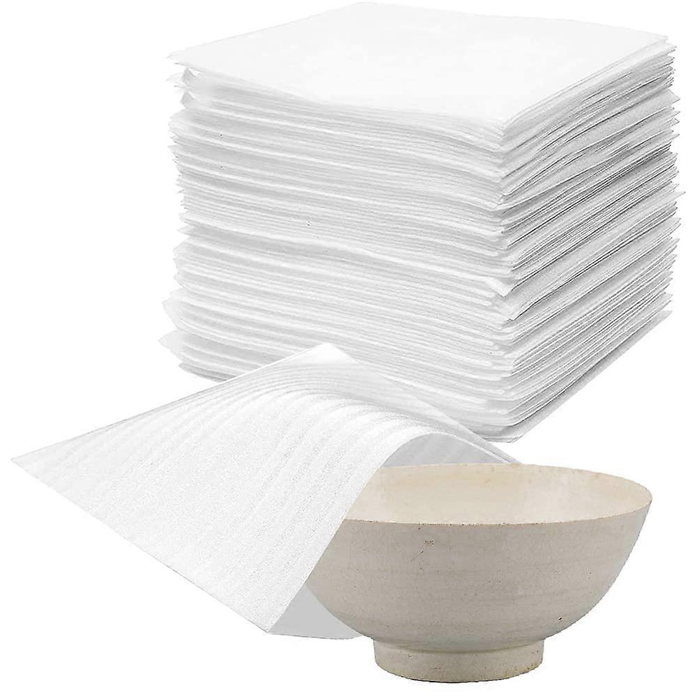 100 Pcs 200 * 250mm Foam Packing Bag, Cushioning Wrap Pouches, Reusable Foam Wrapping, Shockproof Bubble Bag, for Moving