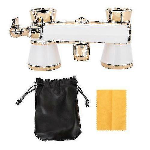 Binoculars Theater 3x25 White
