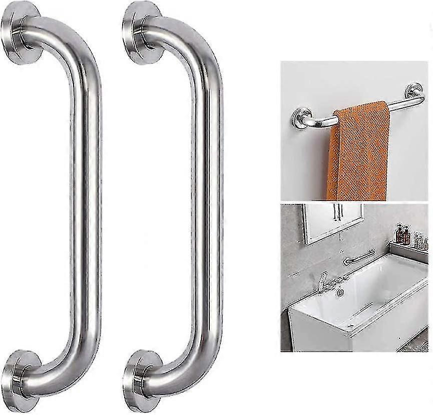 Rustfrit stål Grab Bars, 2 piece Badeværelse Grab Bars
