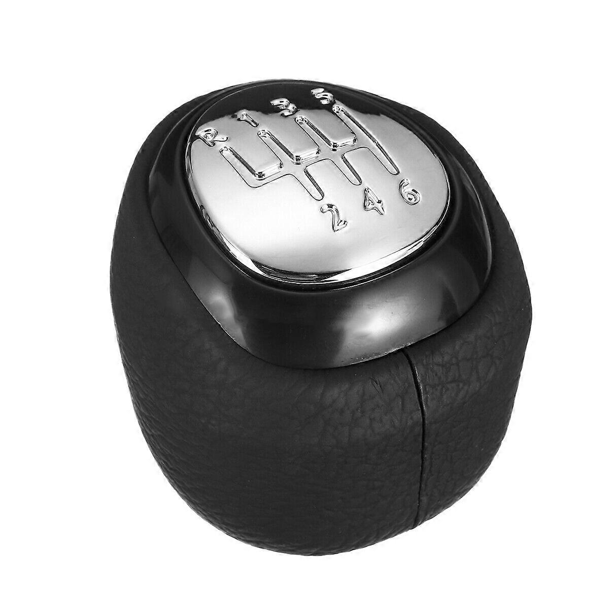 6 Speed Gear Shift Knob Leather Lever Shifter for SAAB 93 9-3 2003-2012