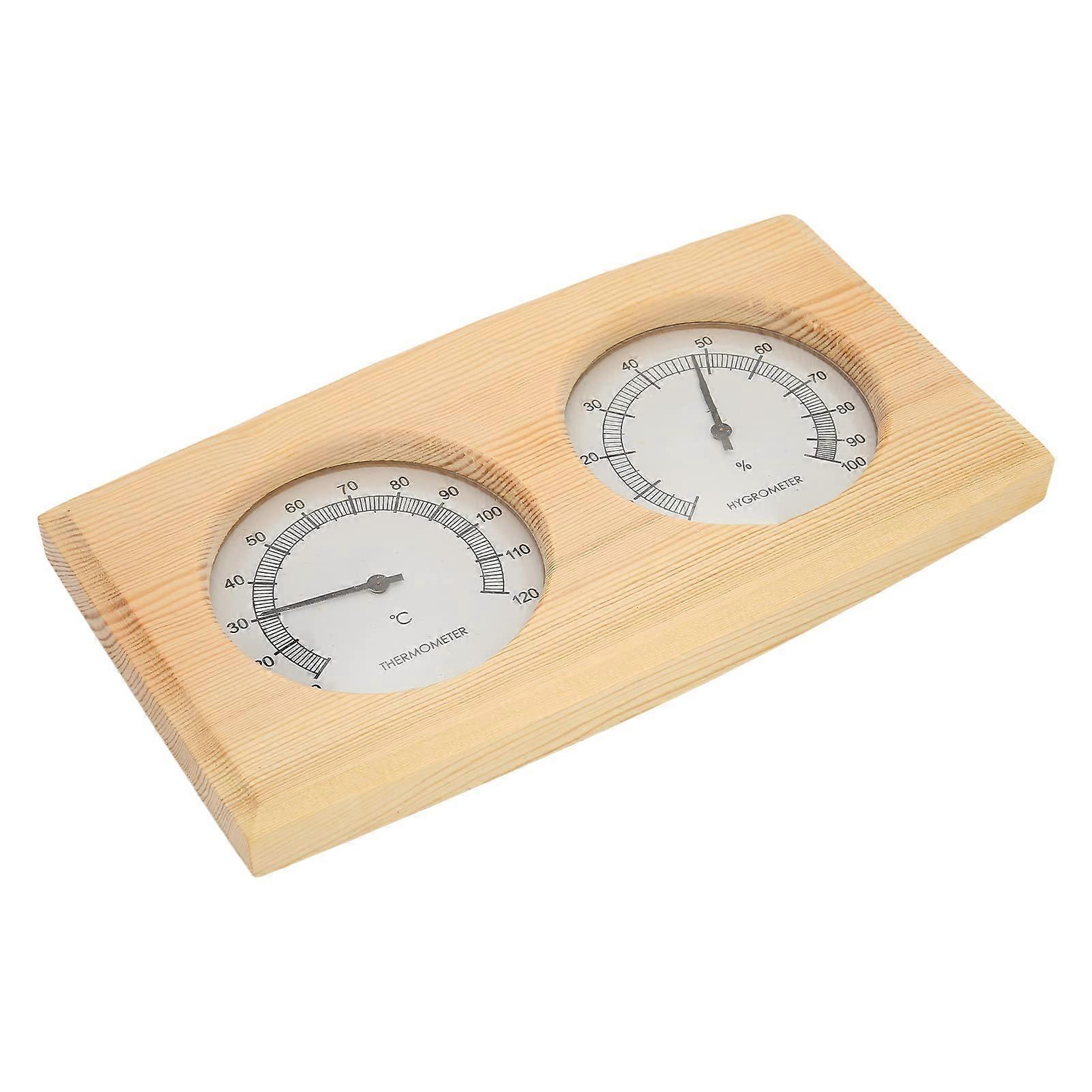 Temperature Humidity Meter, Compact Size, Wall Mounted, Simple Style, Clear Display, Pointer, Hygrometer, Thermometer for Indoor Use