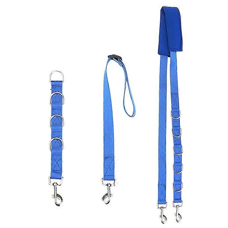 Grooming Belly Strap Pet Supplies Adjustable Dog D-Rings Bathing Band Free Size Pet Traction Belt Dog Collar Dog Harness 3Pcs