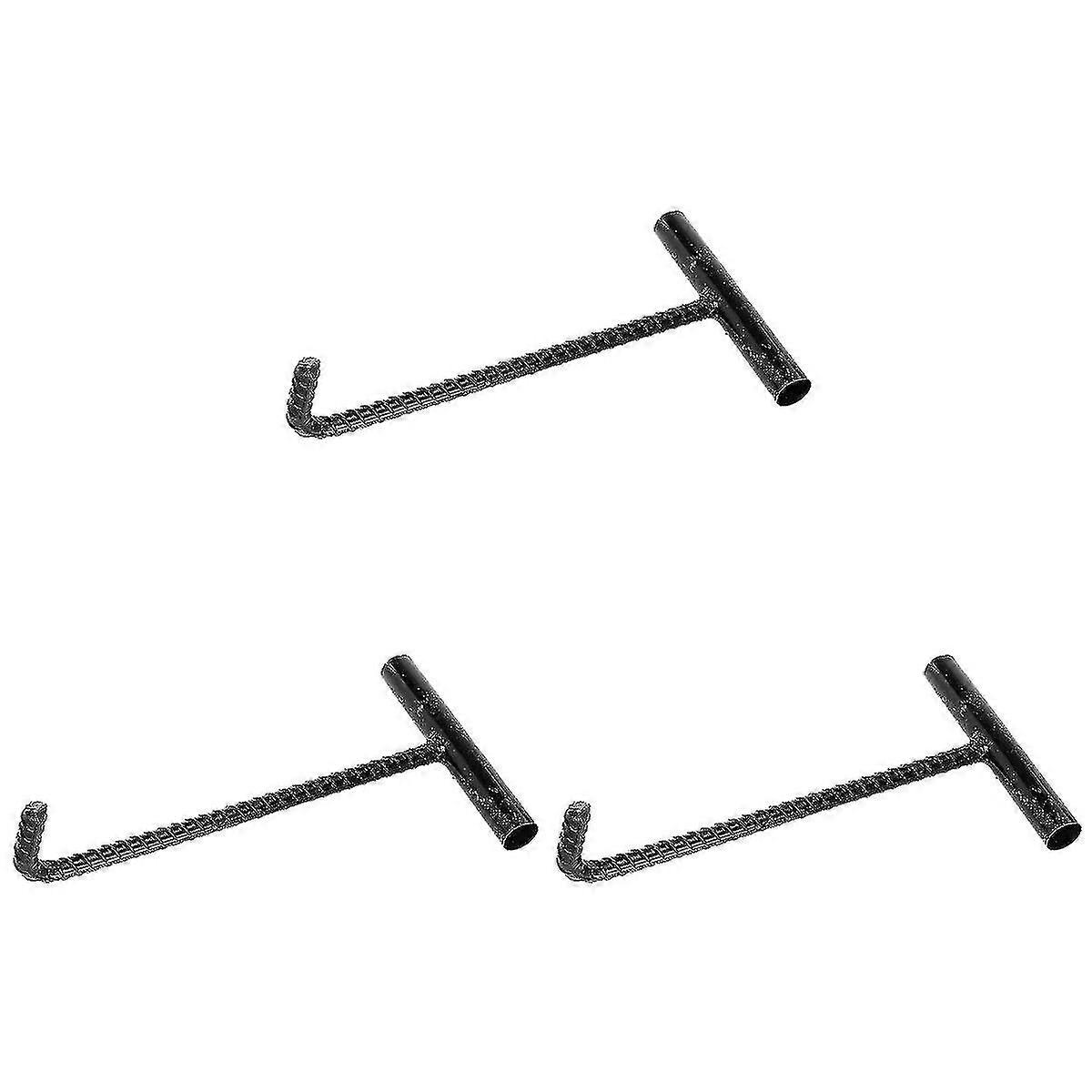 T-hook Manhole Cover Lifter Tool Practical Door Lifting Hooks Keys Pull Ceiling