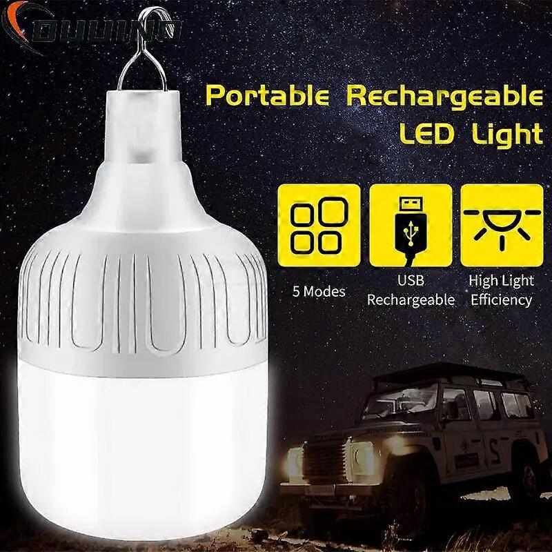 נייד נטענת אור led usb אור חירום מובנה סוללה פנס בהיר חיצוני קמפינג דייג פנס עם וו