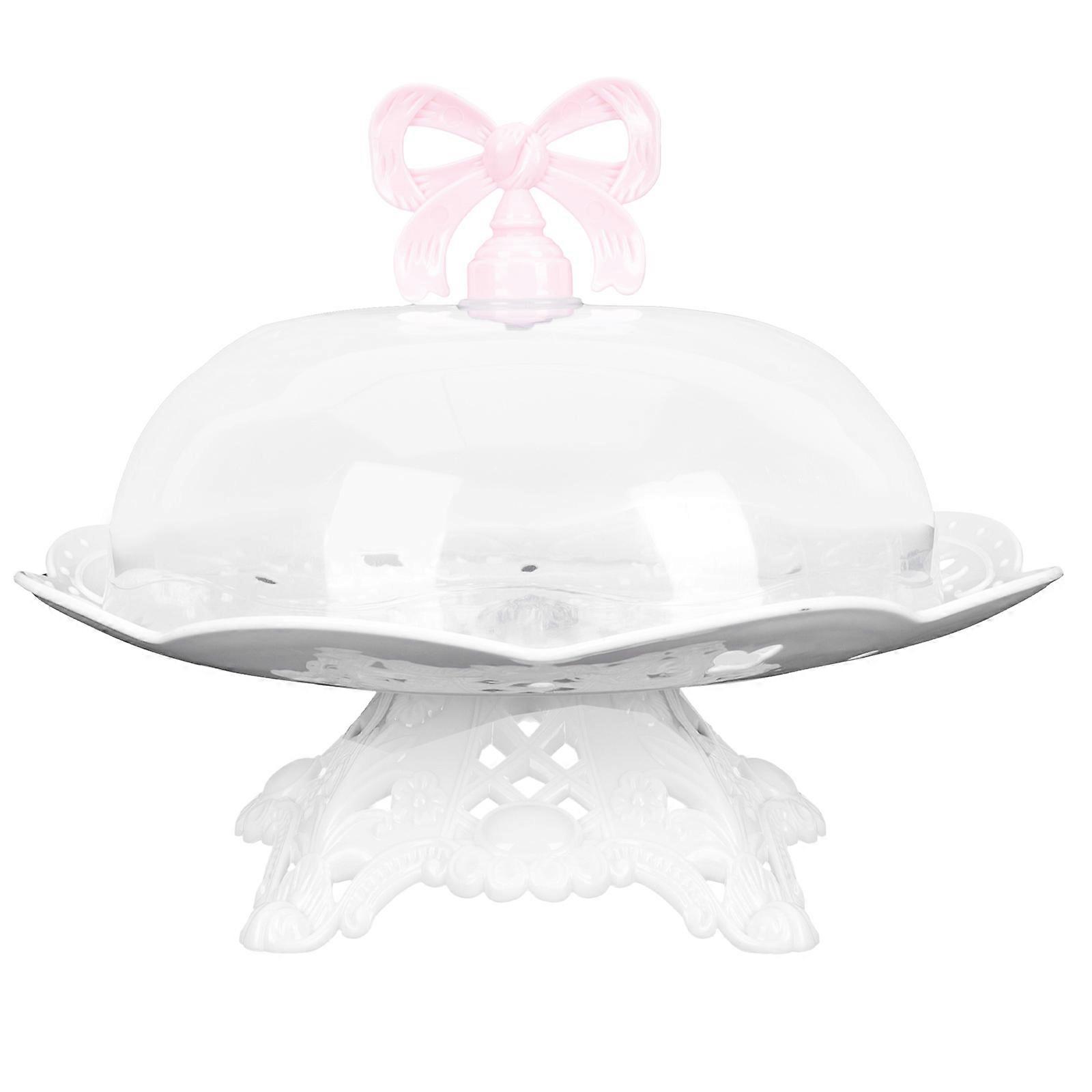 1 Satz Party-Dessert-Display-Ständer Desktop-Snack-Kuchen-Serviertablett ABS-Obsttablett