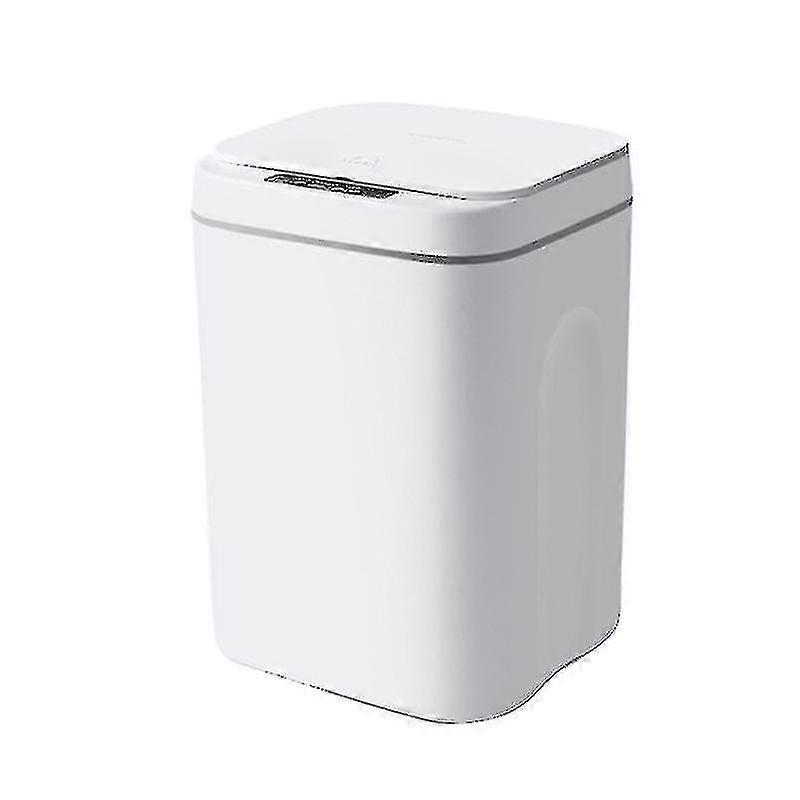 Intelligent Non-contact Motion Sensor Trash Can 3.7 Gallon Bathroom Bucket