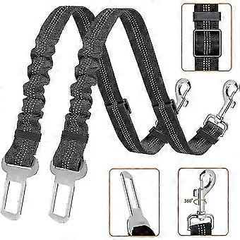 Dog Seat Belt For Car, 2 Pack Adjustable Dog Car Seat Belt, Elastic Bungee Pet