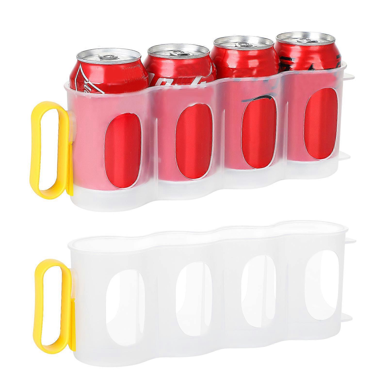 Beverage Holder Can Storage Holder Kitchen Fridge Space Saver Rack Organizer