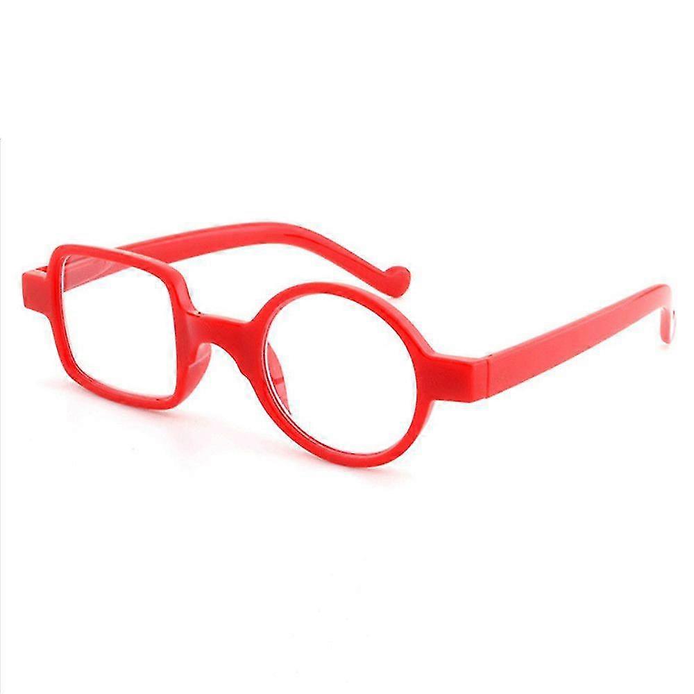 Tikuajgift Irregular Retro Frame Reading Glasses For Men Women Square Round Vintage Reading Eyeglass