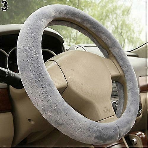 Universeller Autozubehör-Charme Warmer langer weicher Plüsch-Auto-Lenkradabdeckung