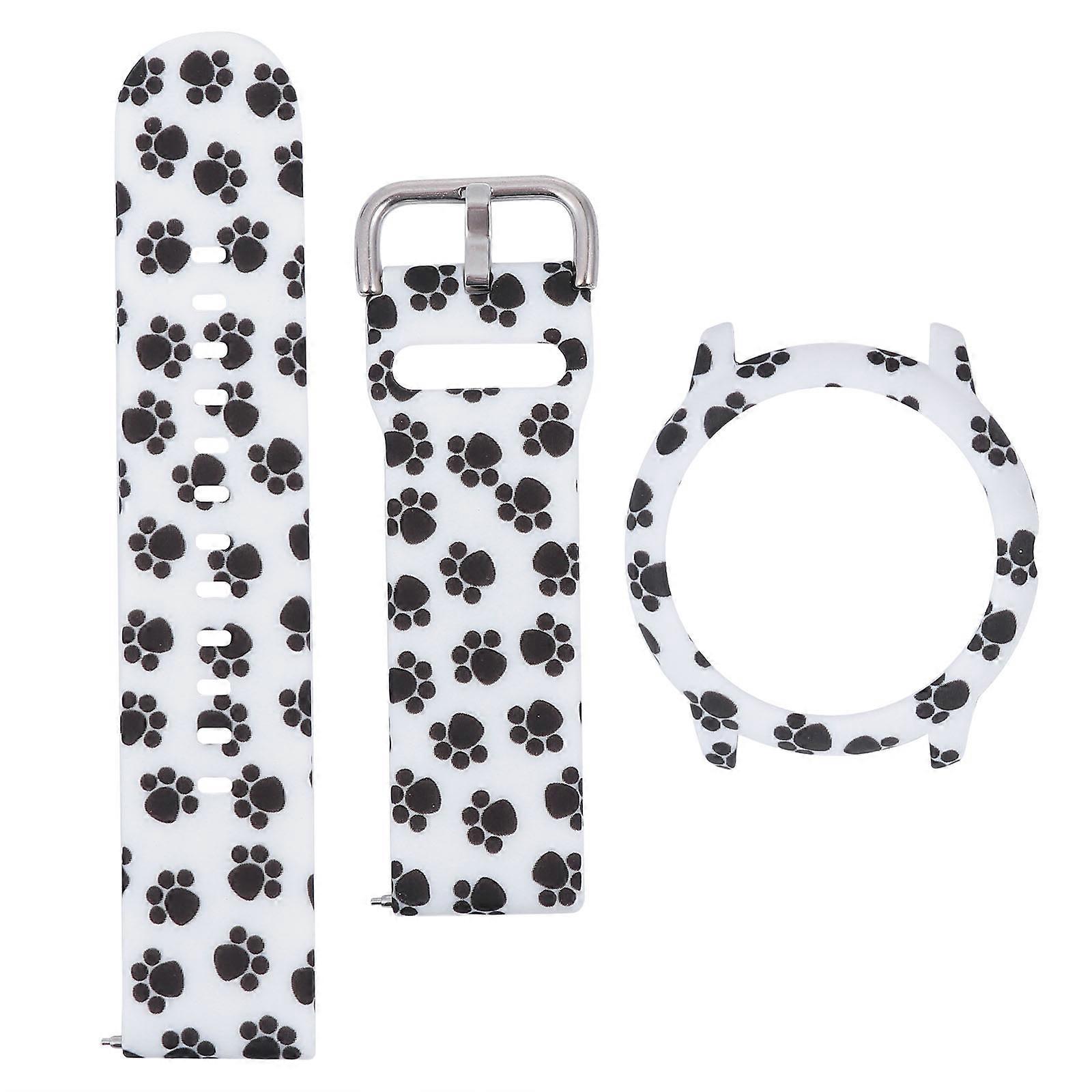 1 Set of Printing Watch Strap Protective Watch Shell Compatible for LS05