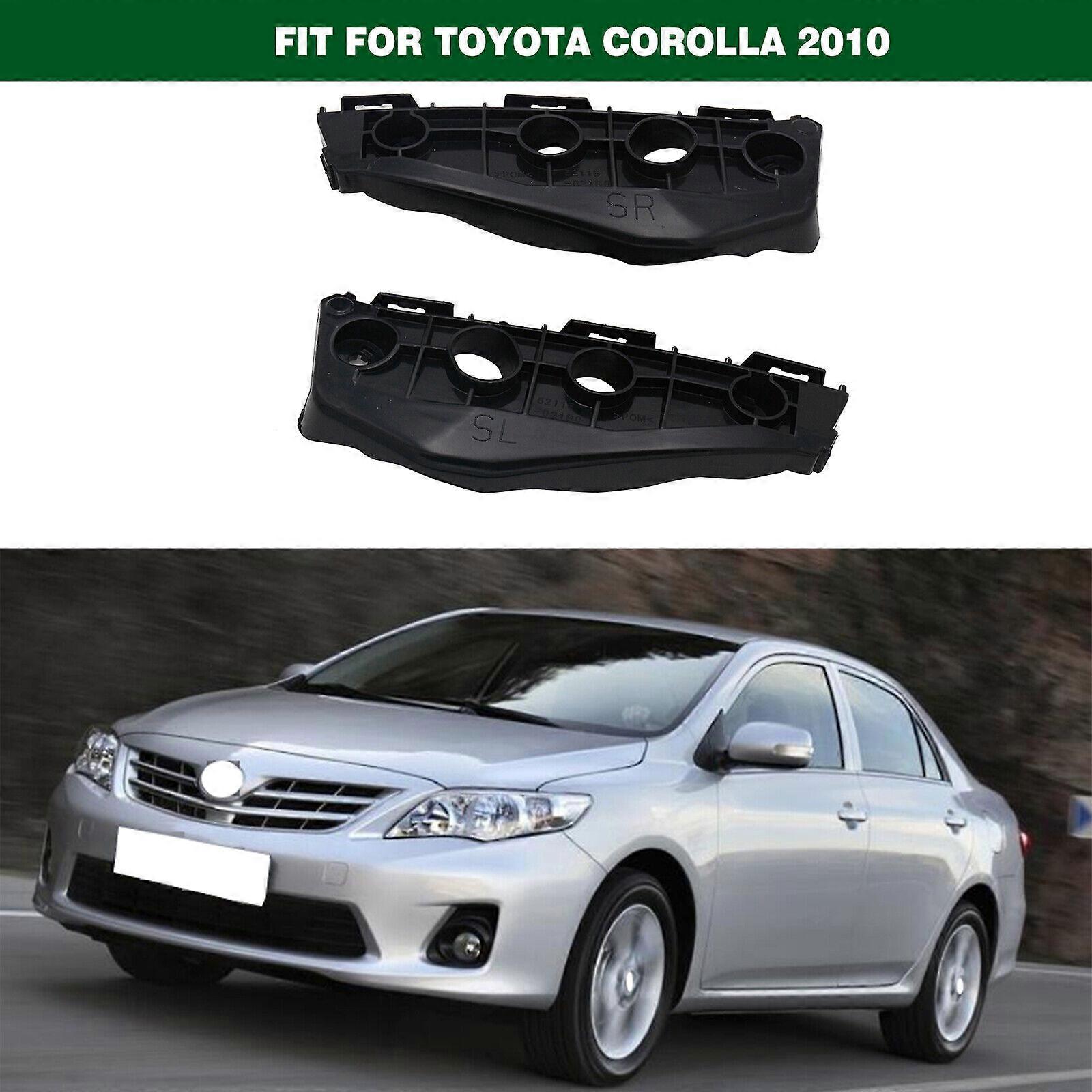 1Pair Front Side Bumper Retainer Brackets Support For TOYOTA COROLLA 2010