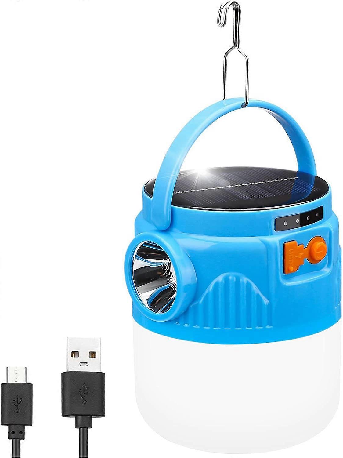 New product,Camping Lights Rechargeable, LED Solar Camping Lamp 1200 lumens Solar/USB Powered