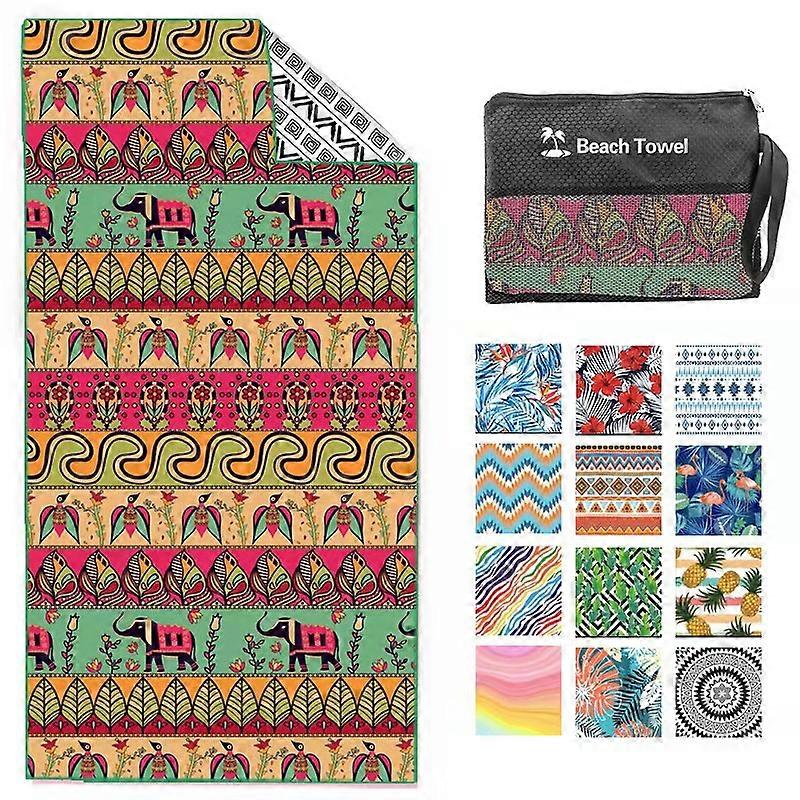 Microfiber Beach Towel Oversized Sand Free Lightweight and Quick Drying Microfiber Towel