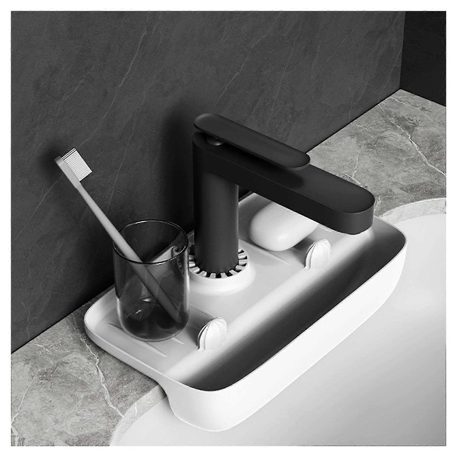 Sink Draining Pad Shelf Lightweight Easy Installation Rack For Kitchen Bathroom Sink