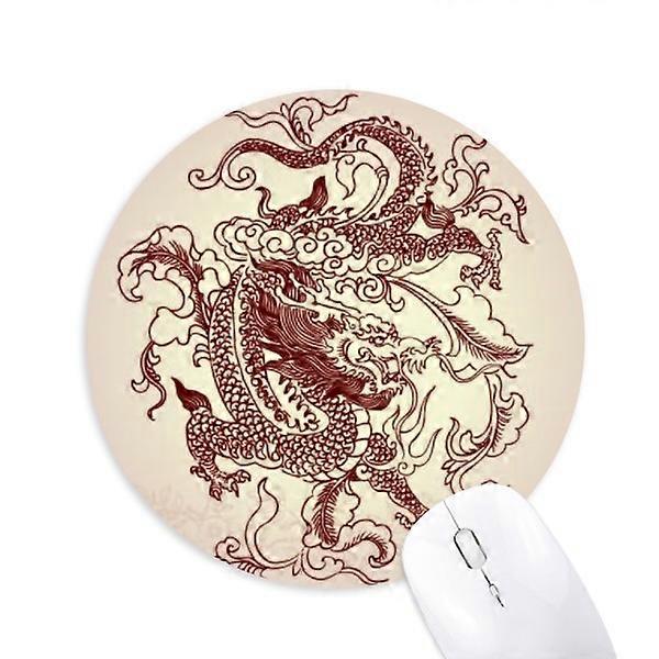 Çin Ejderha Hayvan Portre Mouse Pad